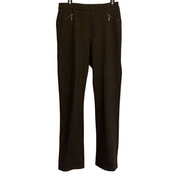 Ivanka Trump Pants - Ivanka Trump Charcoal M Dress Pants Zipper Pockets